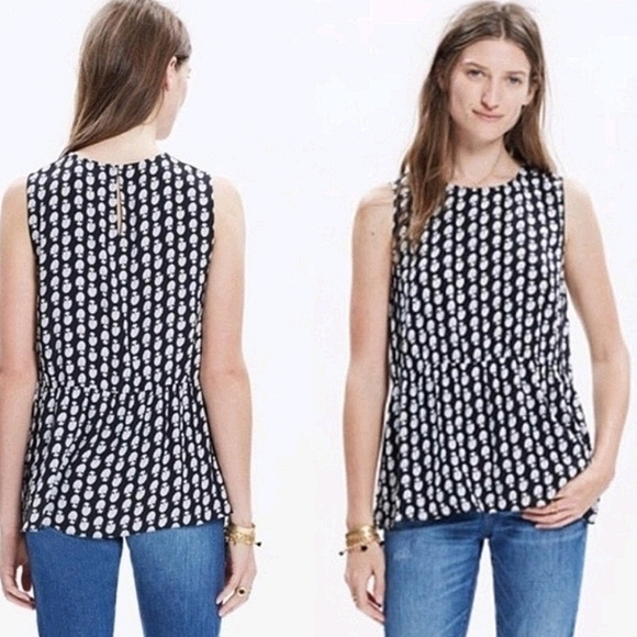 Madewell Floral Bloom Stamp Tank Top - Picture 2 of 11